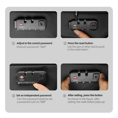 PALAY TSA Lock for Luggage Suitcase TSA Security Lock Customs Lock TSA007  Approved Combination Lock - Buy PALAY TSA Lock for Luggage Suitcase TSA  Security Lock Customs Lock TSA007 Approved Combination Lock